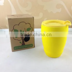 Ceramic Coffee Cup With Plastic Lid thumbnail-1