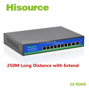 Hisource 8+2 250m Long Distance 48v Poe Switch thumbnail-3