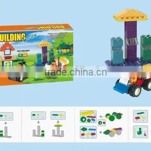 DIY Educational Toys Plastic Connecting Building Blocks Toys Kids Interlocking Building Block thumbnail-1