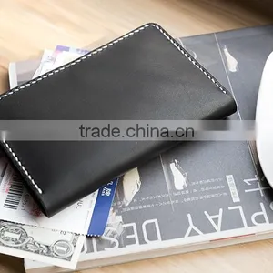 Simple Style Passport Cover Passport Holder Crazy Horse Leather Travel Wallet thumbnail-5