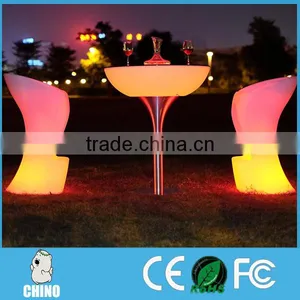High Quality LED Unfoldable Cocktail Table Bar Table thumbnail-2