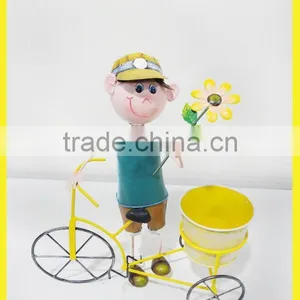 Garden Metal Bicycle Plant Stand thumbnail-1