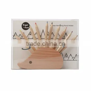 New Decorative Fancy Hedgehog Shaped Desk Pen Holder thumbnail-5