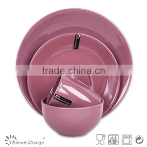 Ceramic 16pcs One Color Simple Design Dinnerware Set thumbnail-4