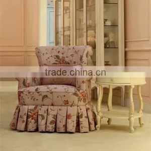 Luxury Solid Wooden Kids Single Bedroom Sofa Chair in Pink Color - BF07-70355S thumbnail-1