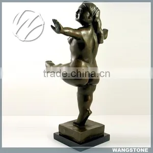 Life Size Dancing Girl Bronze Sculpture thumbnail-6
