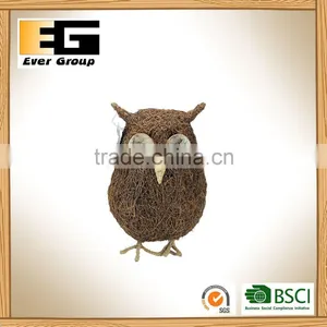 Natural Rattan Woven Bird Shape for Garden Decoration thumbnail-1