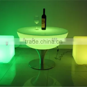 Durable High Quality PE Spa Ledlight up LED Coffee Table thumbnail-6