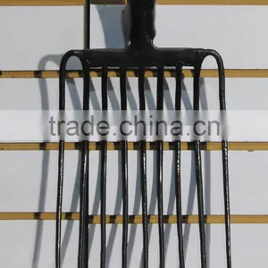 F109&F107&F115KH Steel Material Varnish&Golden&Blue Paint Sprayed Farming Tools&Garden Tools Fork thumbnail-1
