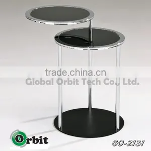Hot Selling Round Living Room Furniture Glass Tea Table, Modern Coffee Table thumbnail-5