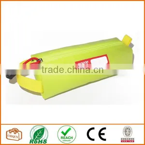 Tarpaulin Name Tag Small Pencil Case Pouch (Lime Green) thumbnail-1