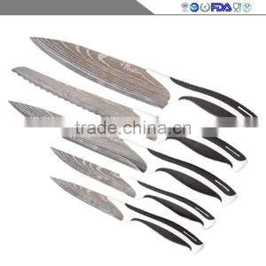 The New Direct Manufacturers of Stainless Steel Combination Suit 5 Woolly Non-stick Knife Set Spray Paint Baking Environmental p thumbnail-2