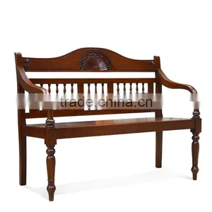 Teak Wood Bench Model Sun thumbnail-4