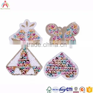Woven Embroidary Patches Panel Embroidered Sequin Patch thumbnail-2