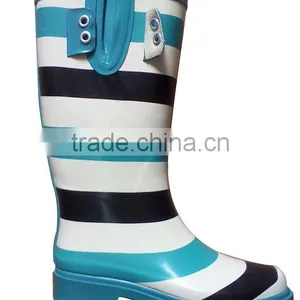 High Heels Women Rubber Rain Boots thumbnail-6