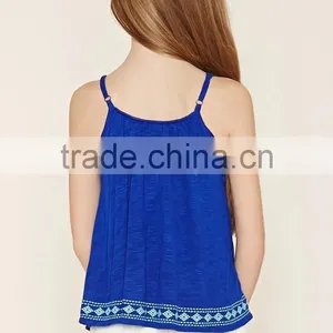Girls Slub Knit Cami Children Clothing HST8057 thumbnail-5