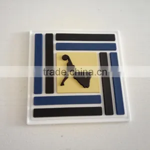 2016 China Factory Facny Custom Embossed Rubber Patches for Bags thumbnail-2