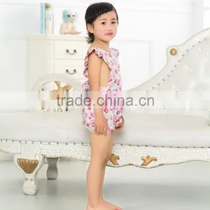 Vintage Baby Rompers Solid Polyester Cotton Boutique Rompers New Arrive thumbnail-1