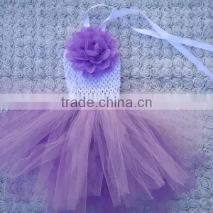 Crochet Top Tutu Lined Kids Mini Short Skirt thumbnail-5