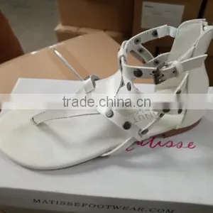 Ladies Fancy Sandal Shoes Closeouts,china Factory Stock Liquidation thumbnail-1