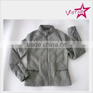 Direct Factory pu Jacket Women pu Jacket Competitive Leather Jacket thumbnail-1