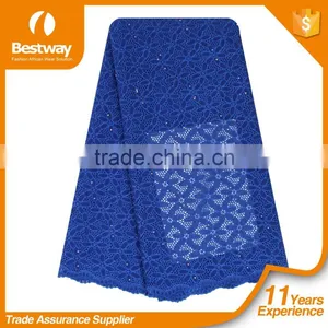 Heavy Lace Swiss Cotton Lace With Embriodery SL0402-6 thumbnail-3