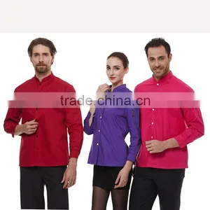 Custom Waiter Restaurant Uniforms for Men Hotel Work Uniform for Waitress Hotel Uniform thumbnail-1