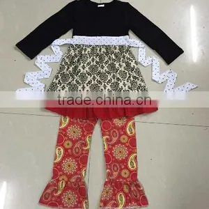 Easter Day New Arrival! Girls Holiday Remake Ruffle Outfits Baby Girl Outfit Kids Clothing Baby Girl Cute Spring Outfits thumbnail-4