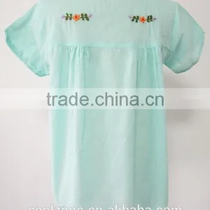 Wholesale Mexico Manufacturers Embroidered Blouse Ladies Blouses thumbnail-4