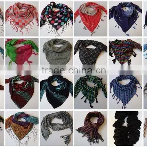 Ladies Fashion Scarves and Stoles 100% Cotton Fringes thumbnail-1