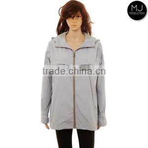 Wholesale Full Zip Custom Pullover Windbreaker Jacket thumbnail-2