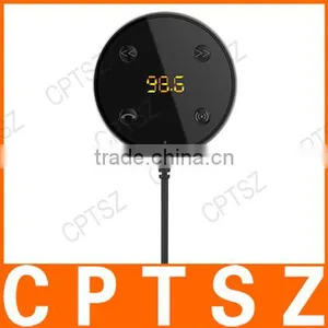 Bluetooth Car Kit FM Transmitter AUX Music Audio Receiver Hands-free 3.5mm With Dual USB Charger Car Accessories thumbnail-1