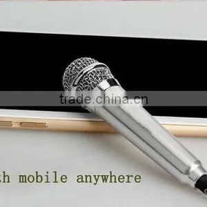 Factory Oem Good Quality Mobile Phone Microphone , Wired Mobile Phone Microphone for Mobile Phone Sing Song thumbnail-3