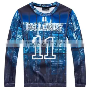 Long Sleeve T Shirt With 3D Full Printing for Wholesale thumbnail-3