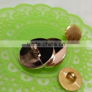 Fashion Good Quality Plastic Button With Leg Gold Covered Button for Coats thumbnail-4