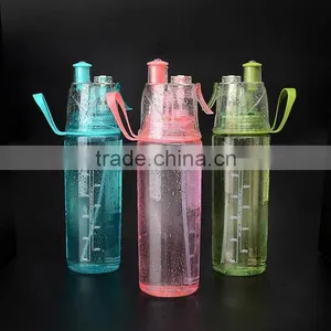 OEM New Hight Quality Plastic Sports Drinking Mist Spray Water Bottle Promotional Gifts thumbnail-2