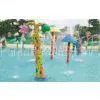 Fiber Glass Spray Park Kids Snake Flower Water Fountain With Water Play thumbnail-1