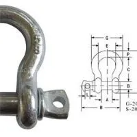 US Screw Pin Anchor Shackles G209 thumbnail-1