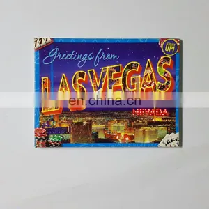 Wholesale Handmade Custom Musical Bulk Christmas Greeting Card With Led Light thumbnail-6