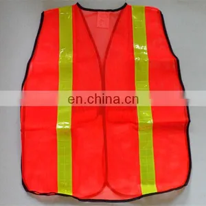 100%Polyester Apparel Cheap Safety Reflective Vest thumbnail-2