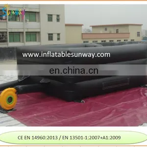 Black Inflatable Pool With Flat Base thumbnail-3