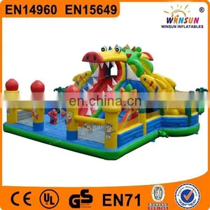 China High Quality Giant Dragon Inflatable Slide for Sale thumbnail-1