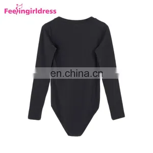 Pure Color Slim V-Neck Long Sleeve Adult Bodysuit One Piece Party Wear Jumpsuits thumbnail-6