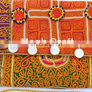 Vintage Tribal Banjara Clutch Boho Kutch Tribal Clutch Ethnic Tribal Coin Clutch thumbnail-2
