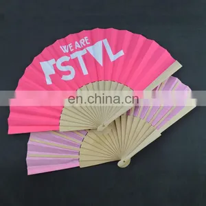 23cmL Personalized Spanish Wooden Hand Fans for Event thumbnail-5