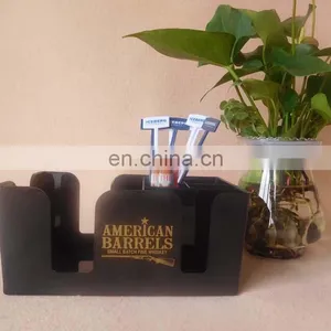Custom Acrylic Plastic Restaurant Napkin Holder With Heat Transfer Printing Logo thumbnail-6