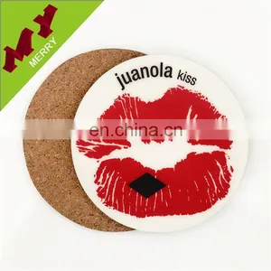 Anti-slip Heatproof Coffee Wood Coaster / Cup Cork Coaster thumbnail-5
