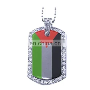 Custom Soft Enamel Palestine Flag Pet ID Tags/ Dog Tags thumbnail-2
