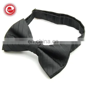 Wholesale Cheap Practical Unique Design Black Silk Necktie thumbnail-2