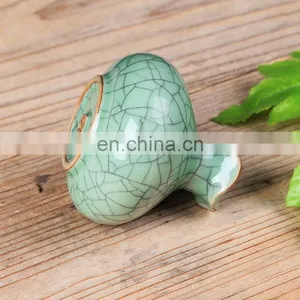 Green Decorative Mini Ceramic Vase Porcelain Ware thumbnail-4